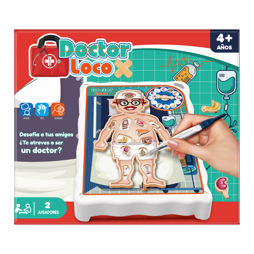 JUEGO DE MESA DOCTOR LOCO 30 X 26 X 6 CM