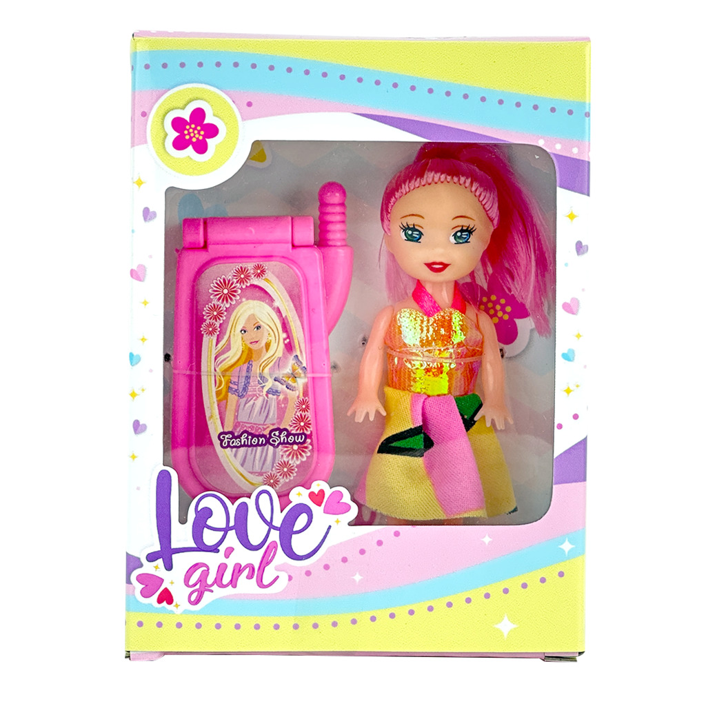 MINI MUÑECA CON ACCESORIOS