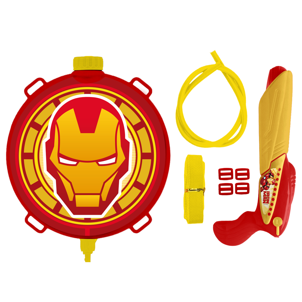 MOCHILA DE AGUA IRON MAN 28 X 25 X 5 CM