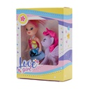 MINI MUÑECA CON PONY CHANGO MAS 14 X 11 X 4 CM