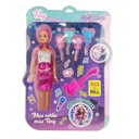 MUÑECA TINY ROCKSTAR CON ACCESORIOS 30 X 41,5 CM