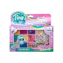 SET DE BIJOUTERIE CON CAJA PLASTICA PARA GUARDAR 17 X 10 X 2 CM