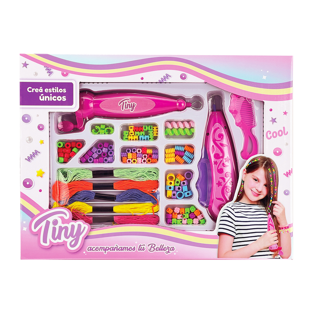 SET DE BIJOUTERIE CON TRENZADOR 38,5 X 30 X 5CM