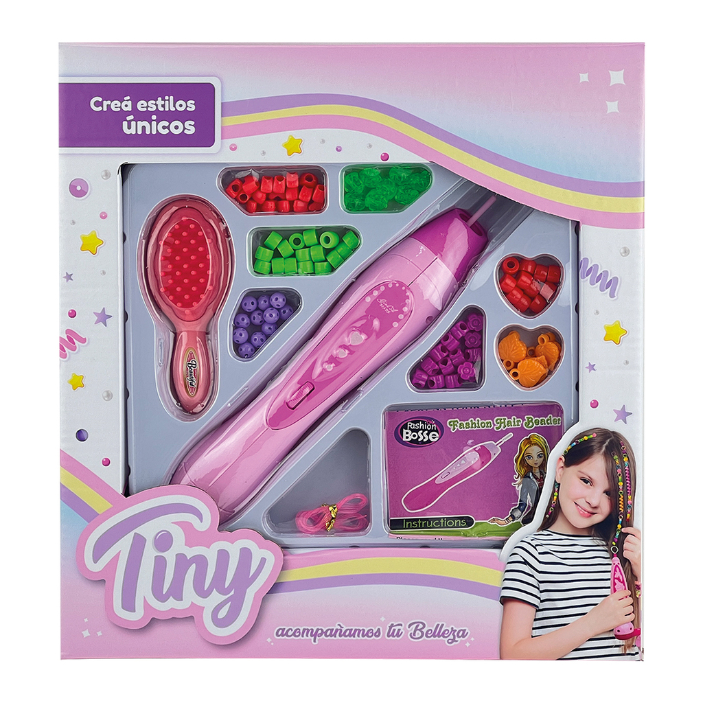 MAQUINA PARA HACER TRENZAS CON SET DE BIJOUTERIE (EN CAJA) 30 X 29 X 5 CM