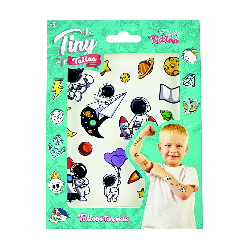 SET DE TATUAJES TINY 18 X 13 CM