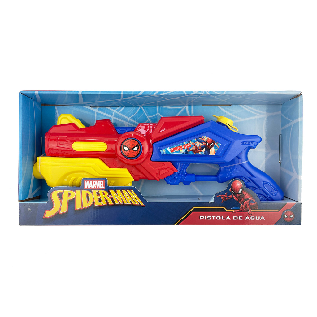 SUPER PISTOLA DE AGUA SPIDERMAN EN CAJA 44 X 19 X 7 CM