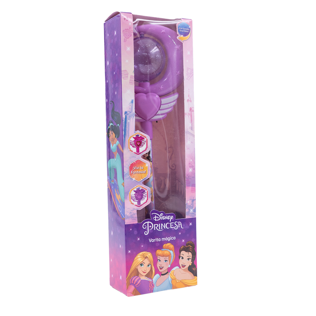 VARITA DE PRINCESA CON LUZ Y SONIDO (EN CAJA) 9 X 33 X 6 CM