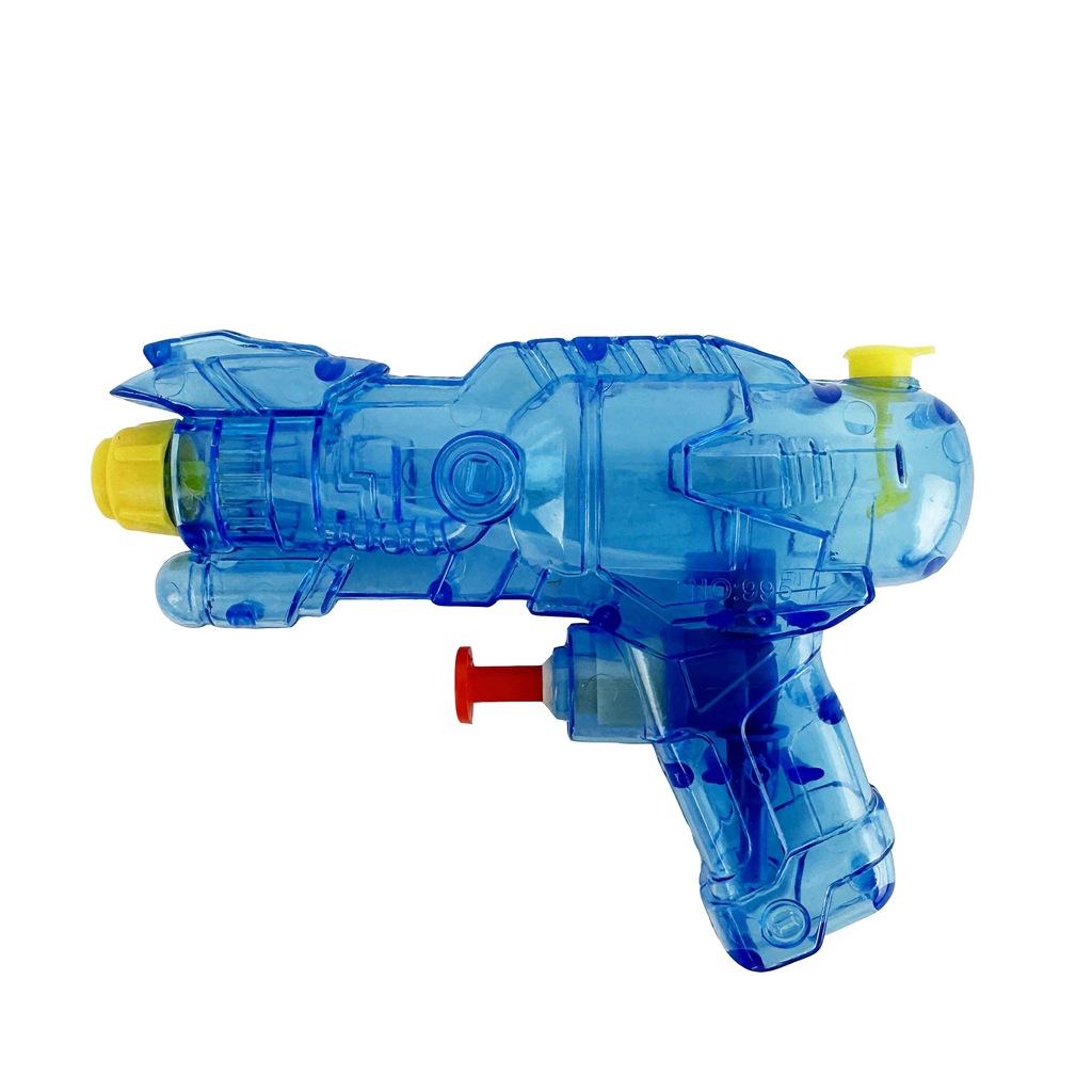 PISTOLA DE AGUA TRANSPARENTE 16 X 8 X 3 CM