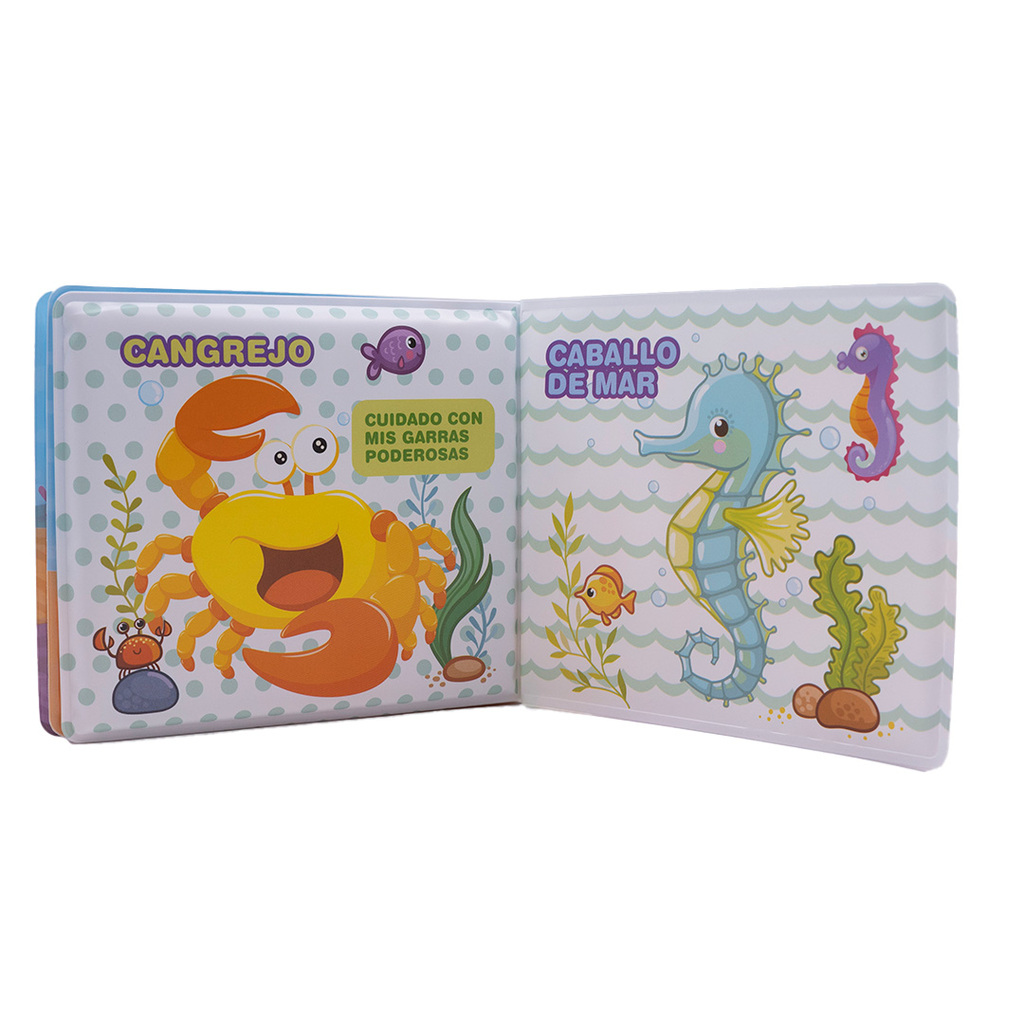 LIBRITO DIDACTICO PARA BAÑO BABY GUS 20 X 17 X 3 CM
