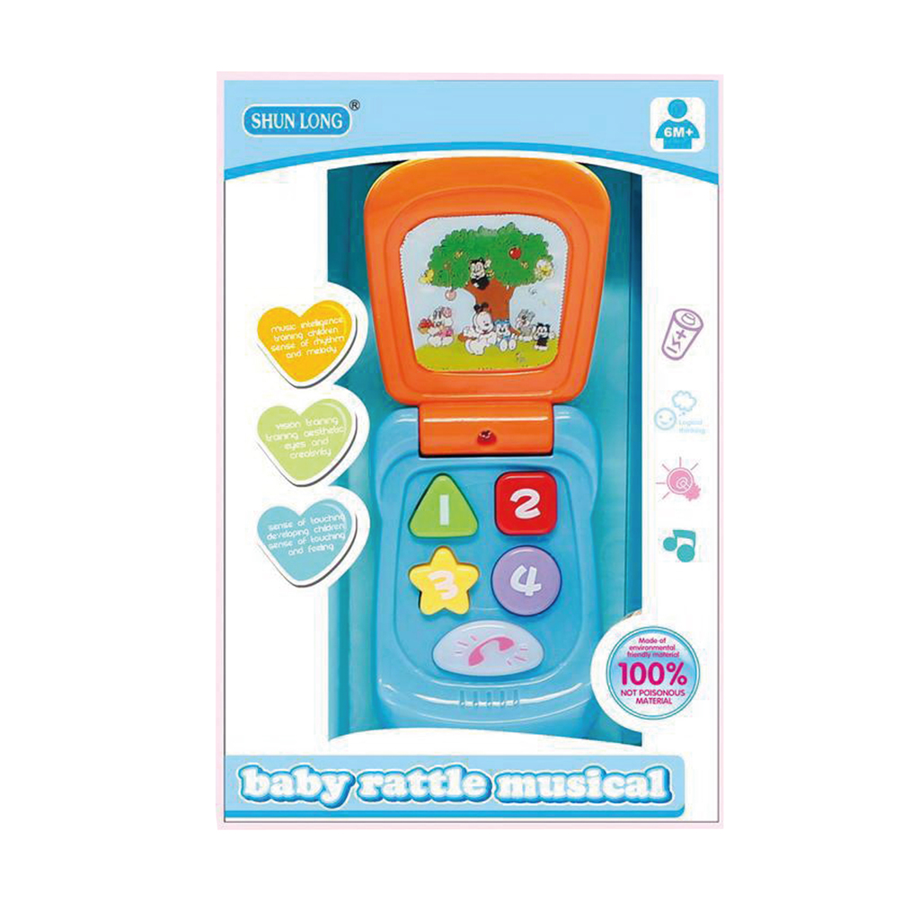 JUEGO INTERACTIVO TELEFONO CON SONIDO 18 X 12 X 5 CM