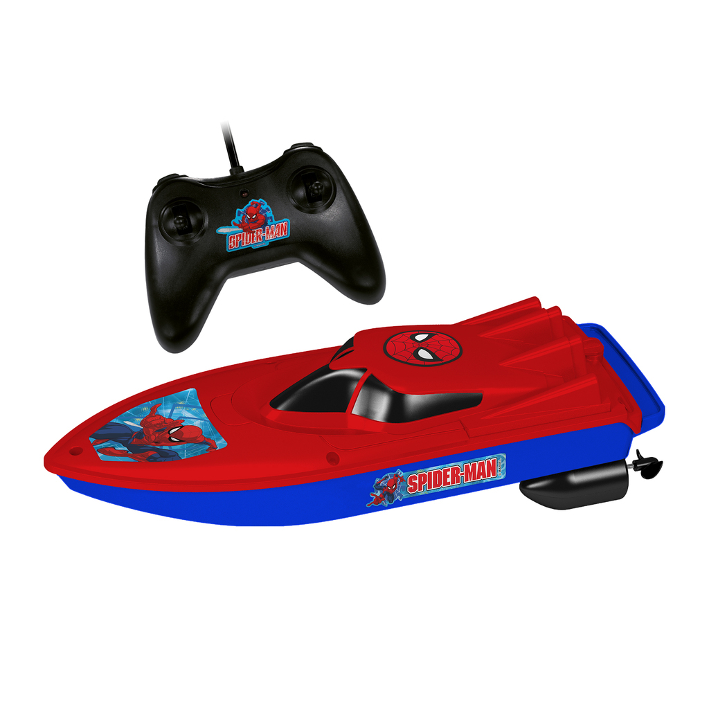 LANCHA RADIO CONTROL SPIDERMAN 36 X 12 X 11 CM
