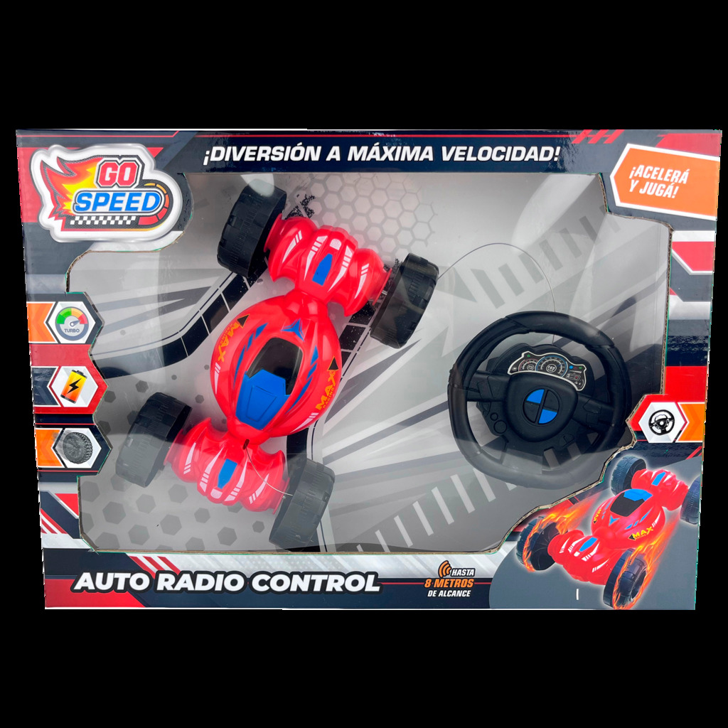 AUTO TWISTER RADIO CONTROL 2 FUNCIONES GO SPEED 40 X 29 X 7 CM