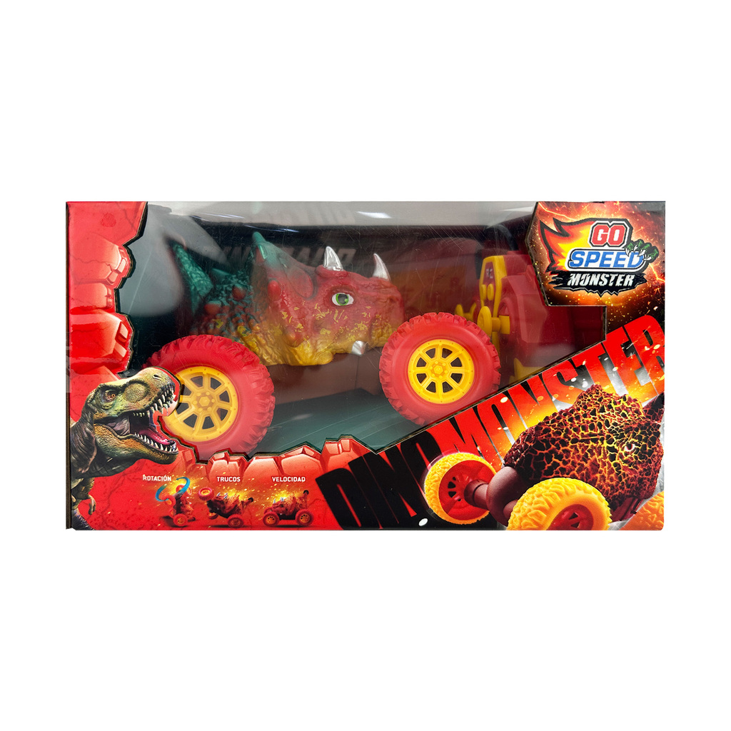 AUTO TWISTER RADIO CONTROL DINO CON LUCES GO SPEED 22 X 14 X 12 CM