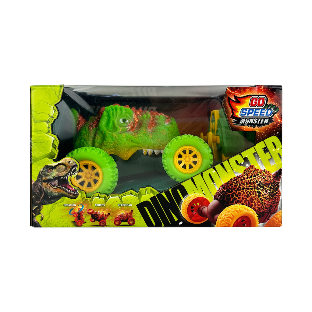 AUTO TWISTER RADIO CONTROL DINO CON LUCES GO SPEED 22 X 14 X 12 CM