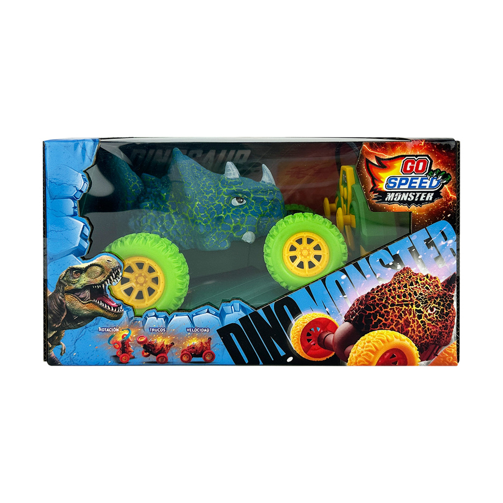 AUTO TWISTER RADIO CONTROL DINO CON LUCES GO SPEED 22 X 14 X 12 CM