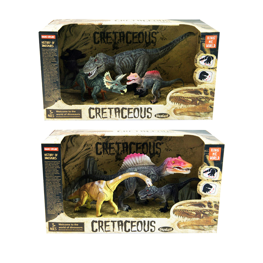 SET DE DINOSAURIOS X 3 PZAS 31 X 17 X 13 CM