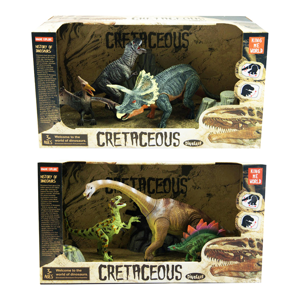 SET DINOSAURIOS X 3 PZAS 31 X 17 X 13 CM