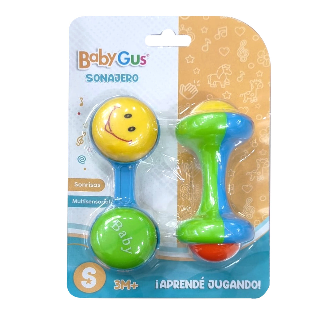 SONAJERO BABY GUS 21 X 14 X 4 CM