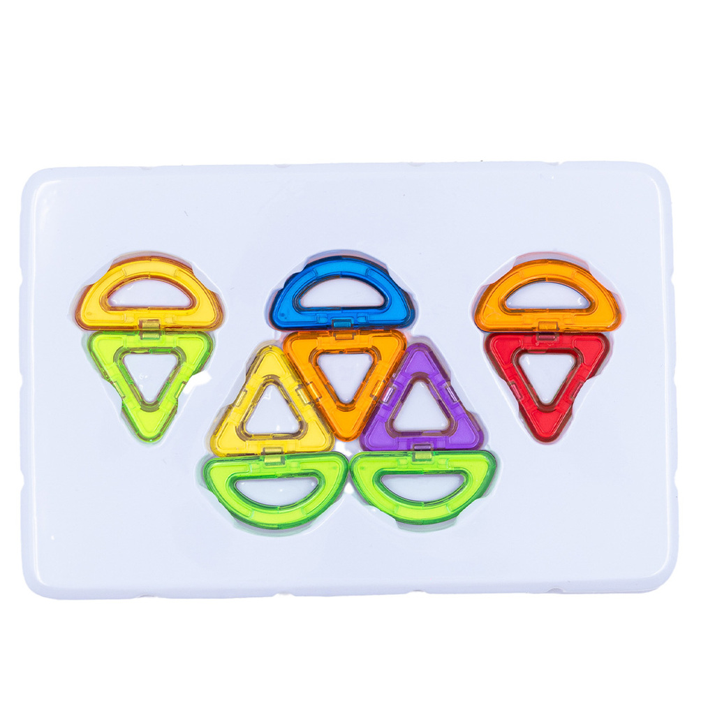 JUEGO DE BLOQUES MAGNETICOS 10 PZAS 20 X 13 X 3 CM