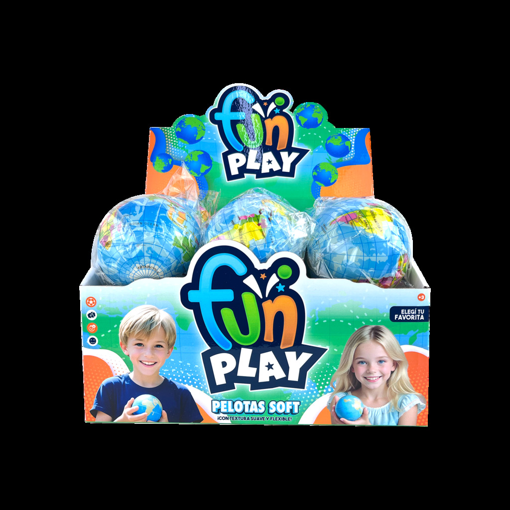 PELOTAS ANTIESTRES PLANETA FUN PLAY 30 X 20 X 20 CM
