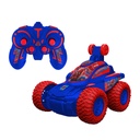 AUTO RADIO CONTROL GIRO 360° RUEDAS DE GOMA SPIDERMAN 25 X 16 X 6CM