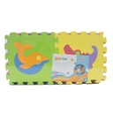 PISO DE GOMA EVA 36 PZAS BABYGUS 36 PZAS 30 X 30 CM