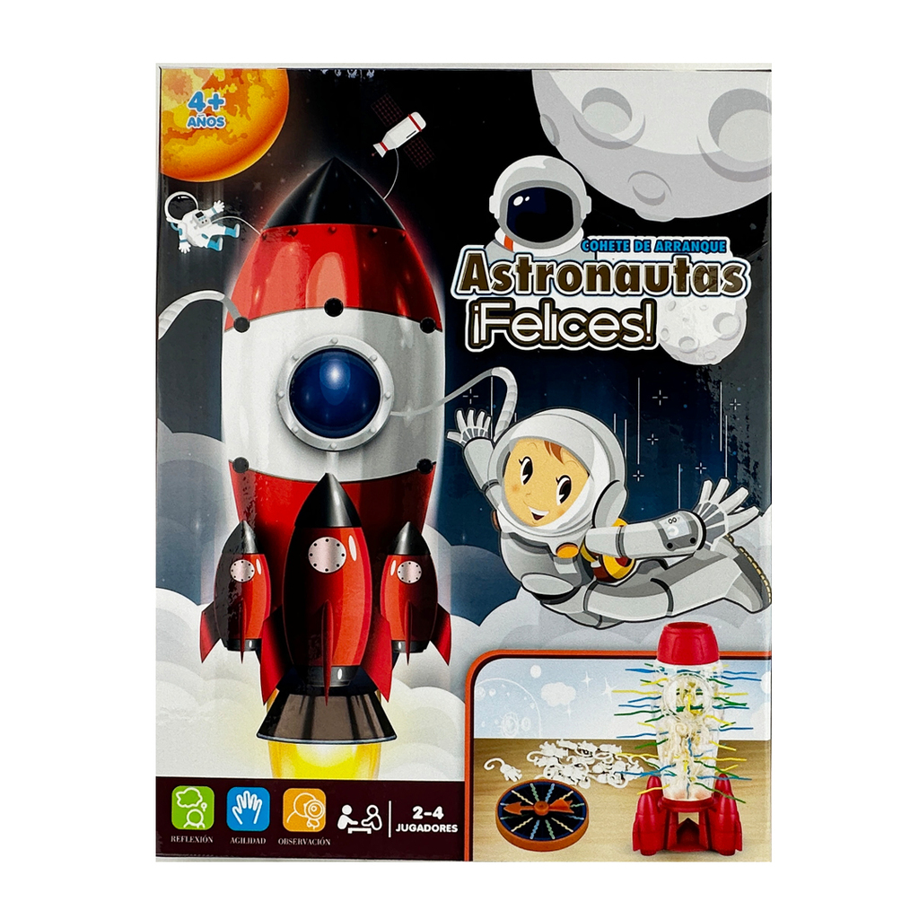 JUEGO DE MESA ASTRONAUTAS FELICES 27 X 21 X 7 CM