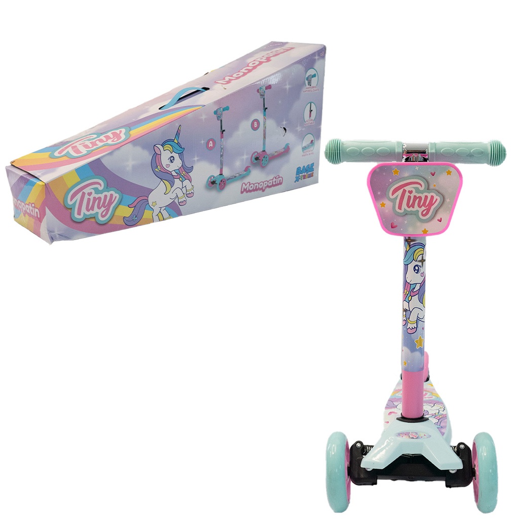 MONOPATIN TINY CON CUERPO DE METAL 80 X 58 X 23 CM 70KG