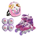 ROLLER DISNEY PRINCESAS 3 EN 1 CON RUEDAS INTERCAMBIABLES Y LUCES + KIT DE PROTECCION TALLE S: 30-33 TALLE M: 34-37 35X20X19 CM