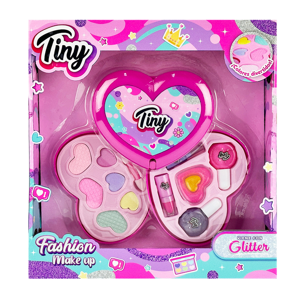 SET DE MAQUILLAJE CORAZON SOMBRA TINY (EN CAJA) 24,5 X 25 X 5 CM