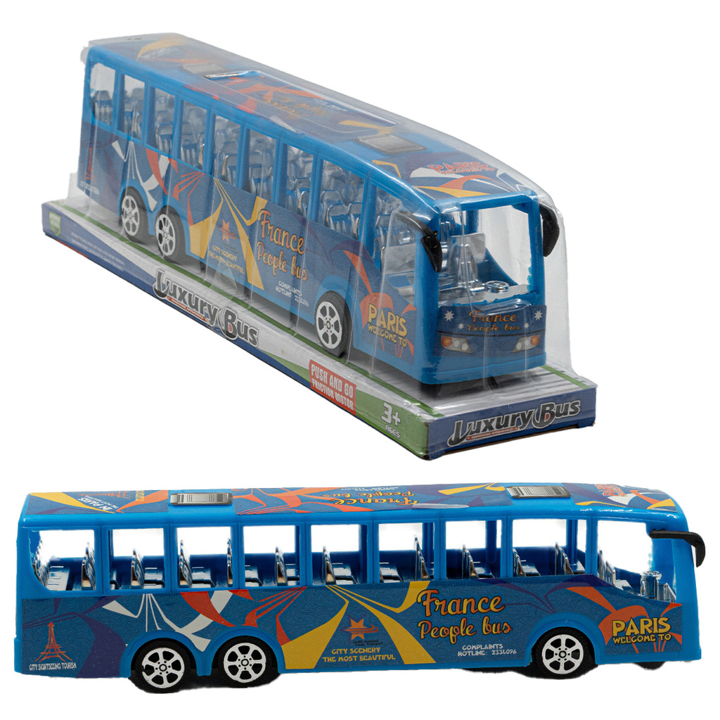 AUTOBUS A FRICCION 35 X 10 X 8CM