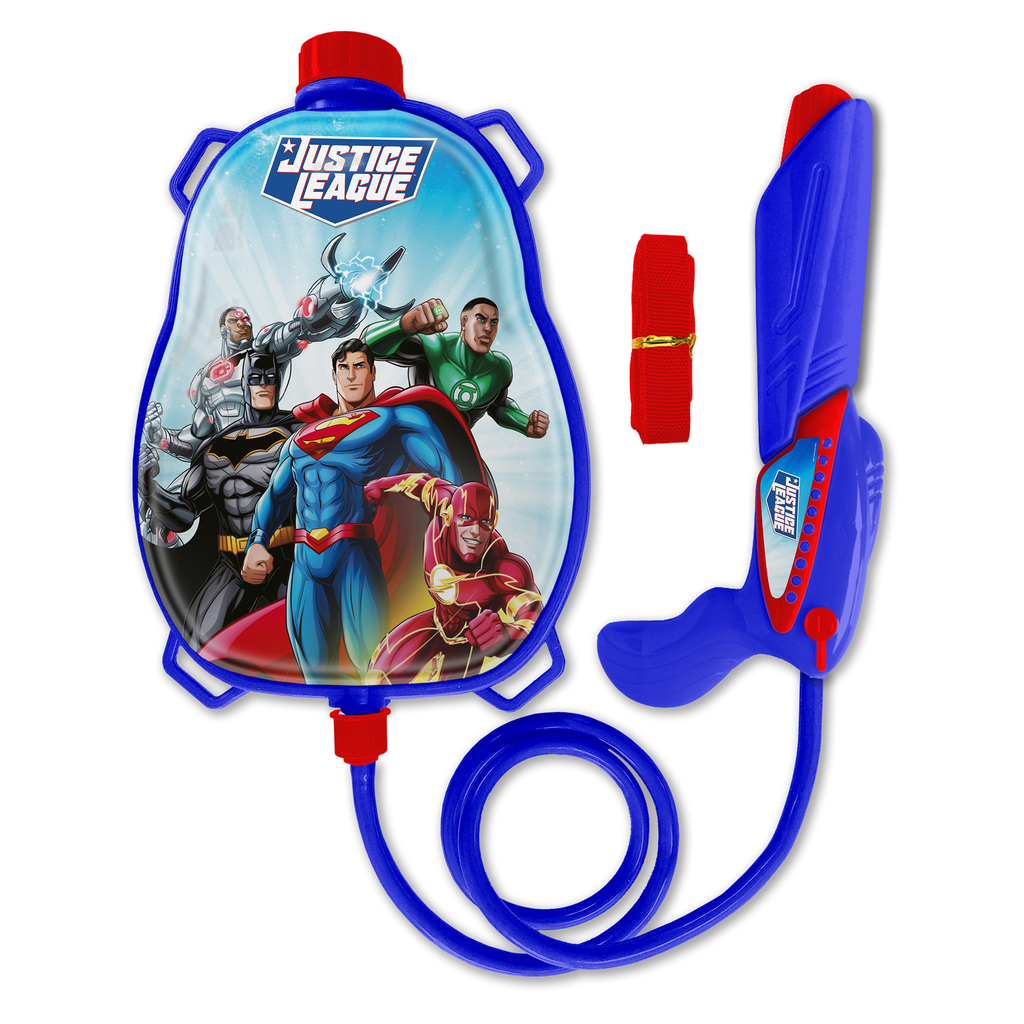 MOCHILA DE AGUA LIGA DE LA JUSTICIA 42 X 33 X 6 CM