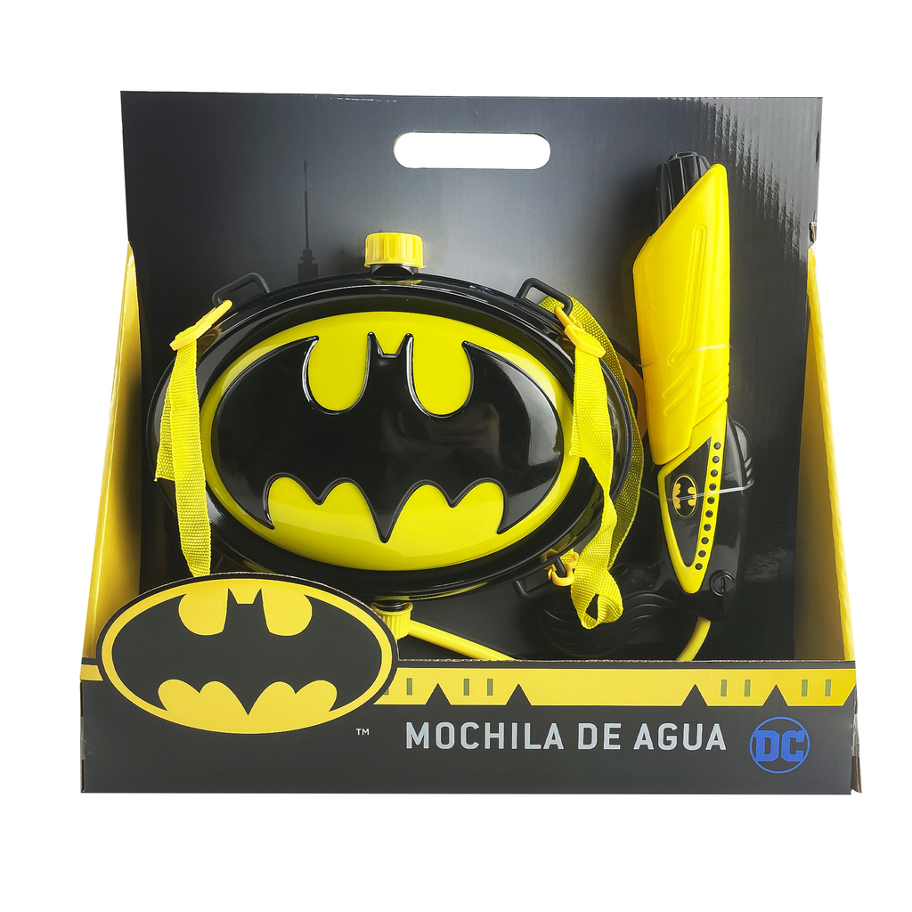 SUPER MOCHILA DE AGUA BATMAN (EN CAJA) 28 X 23 X 7 CM