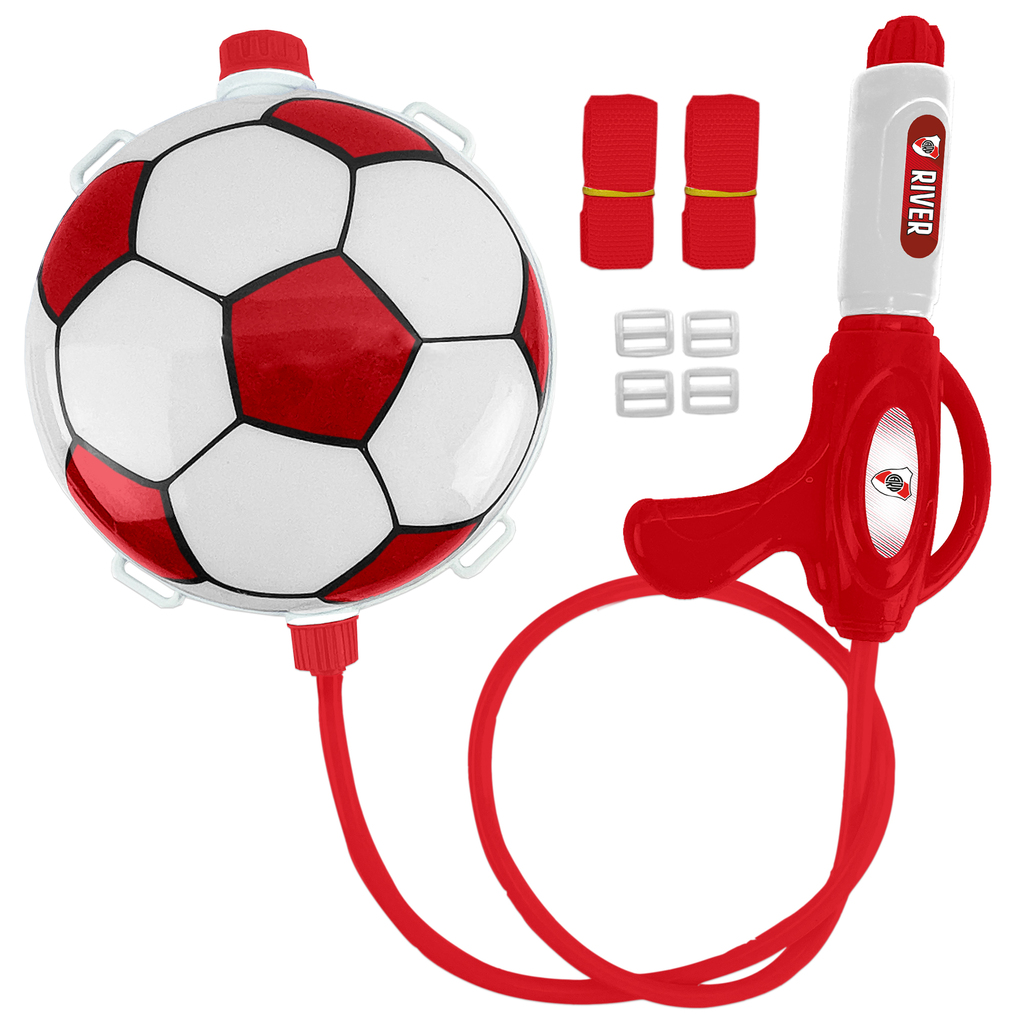 MOCHILA DE AGUA RIVER PLATE FUTBOL 38 X 26 X 5 CM