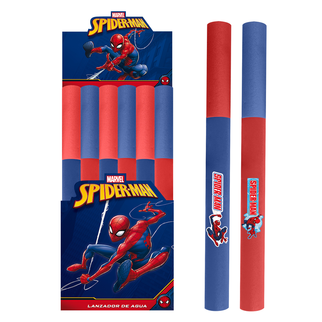 SUPER LANZADOR DE AGUA SPIDERMAN 60 X 5 CM 24 UNIDADES / DISPLAY