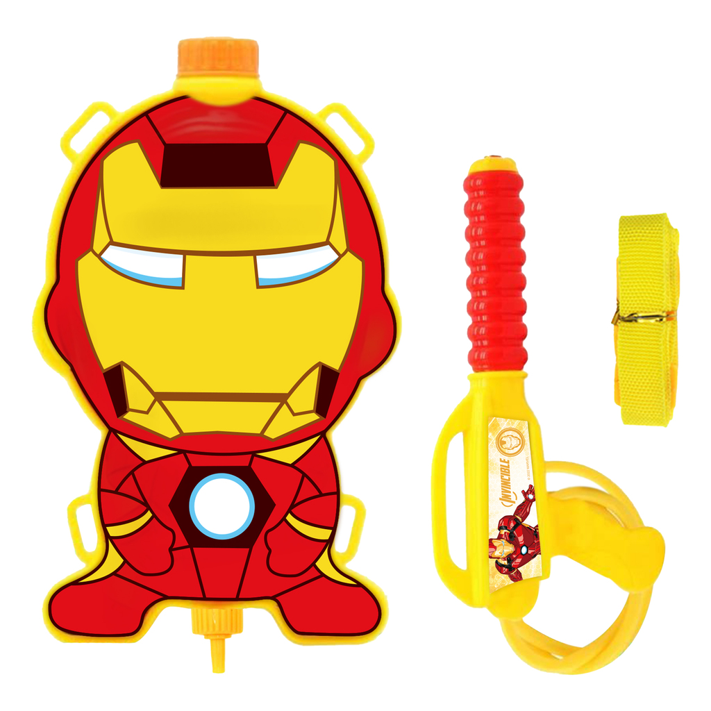 MOCHILA DE AGUA IRON MAN 28 X 18 X 6 CM