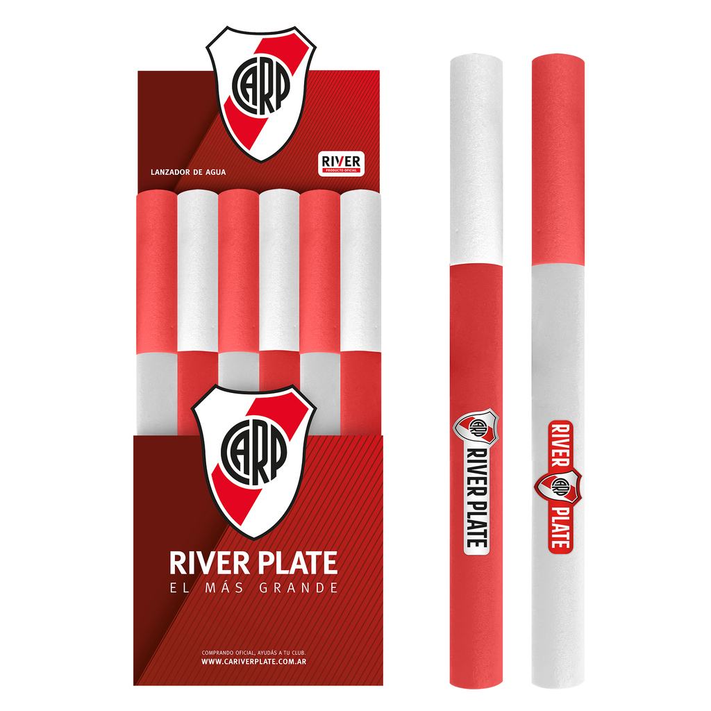SUPER LANZADOR DE AGUA RIVER PLATE 60 X 5 CM 24 UNIDADES / DISPLAY