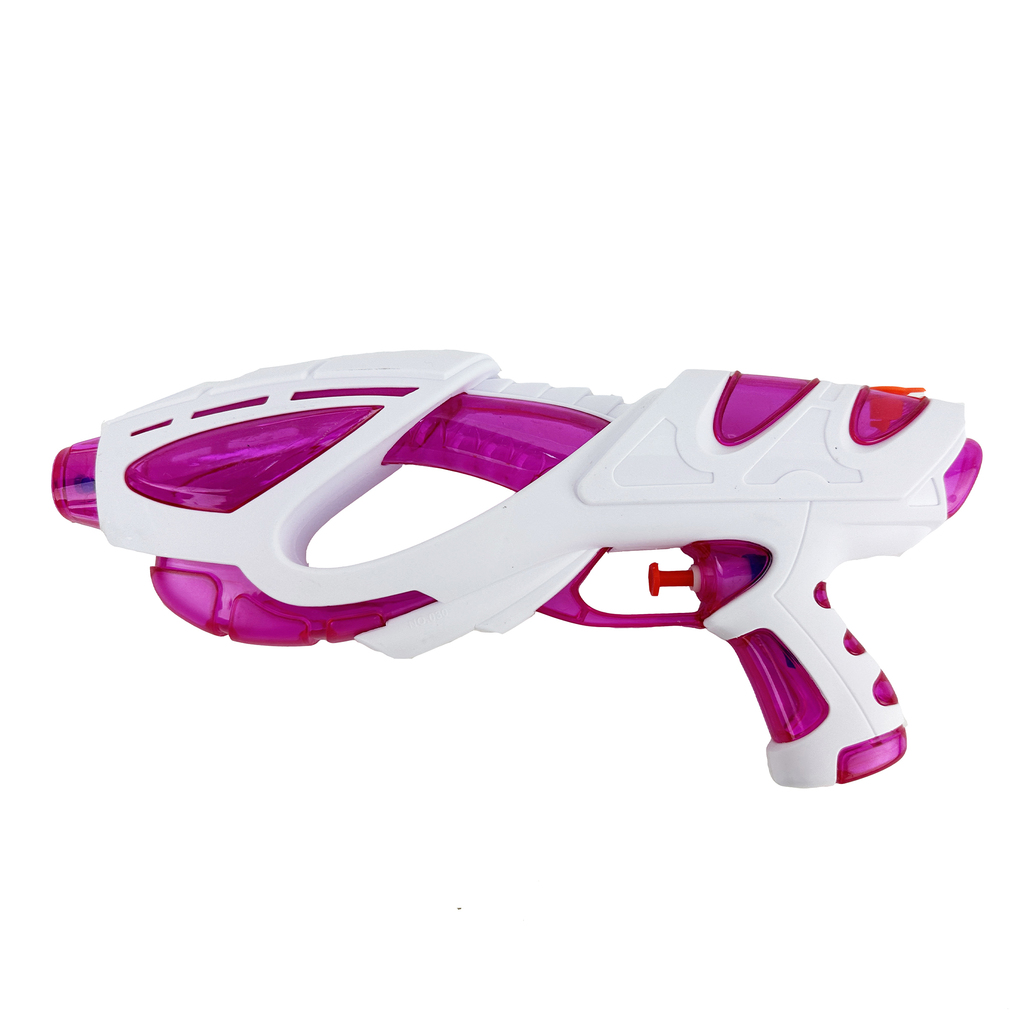 PISTOLA DE AGUA ESPACIAL TRANSPARENTE 28 X 14 X 5 CM
