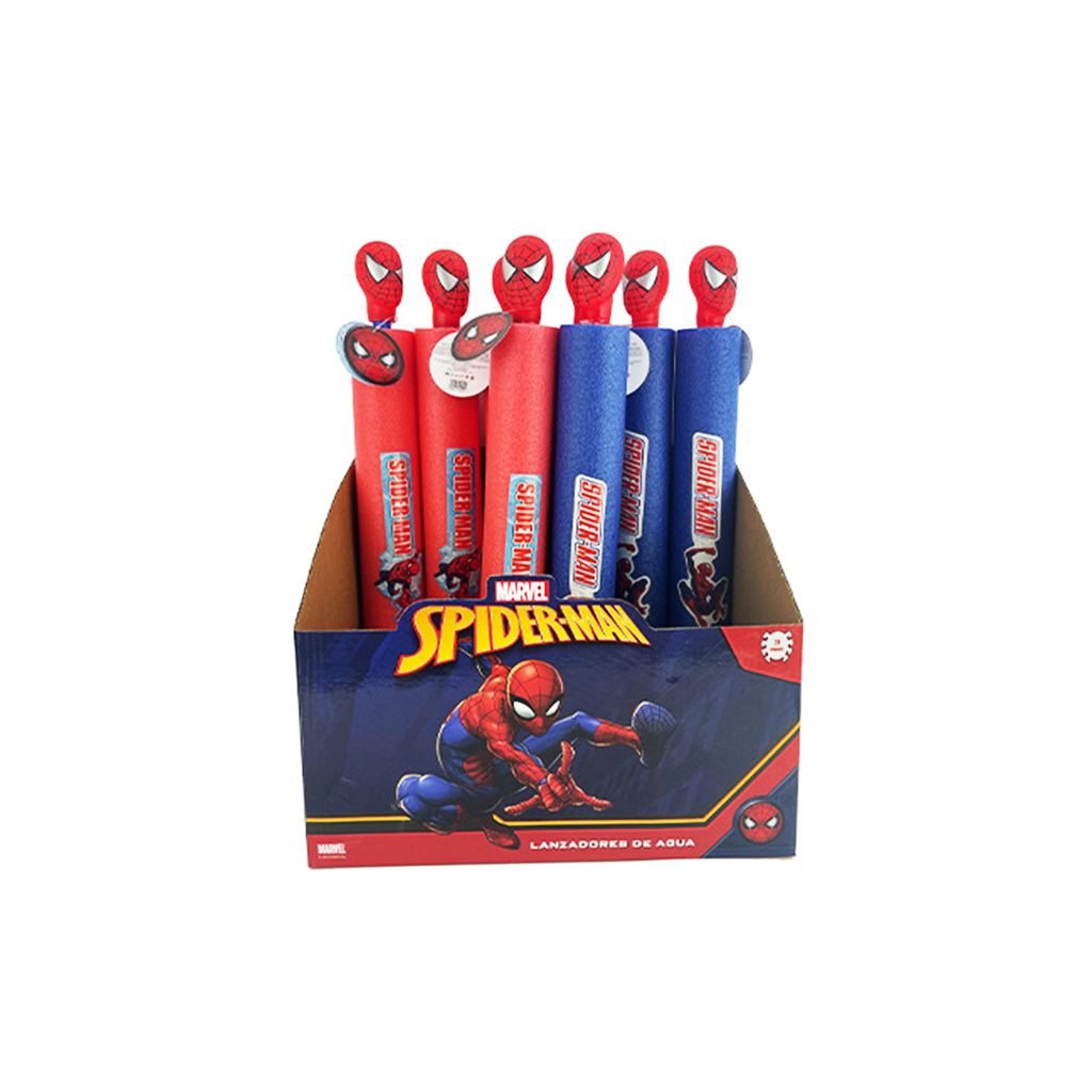 LANZADOR DE AGUA SPIDERMAN 40 X 5 CM 24 UNIDADES / DISPLAY