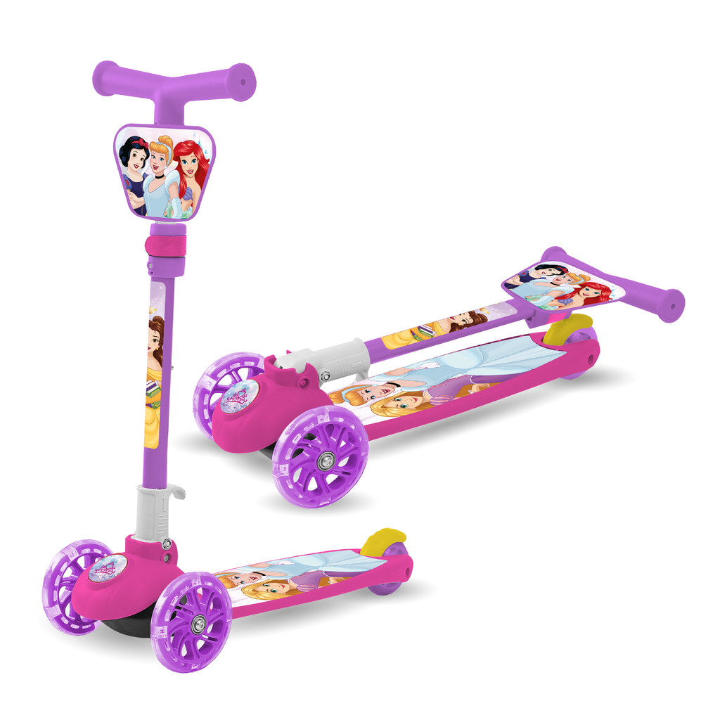 MONOPATIN PLEGABLE DISNEY PRINCESAS 74 X 51 X 13,5 CM 35KG
