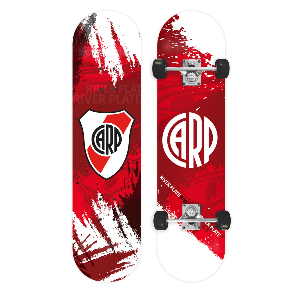 SKATE RIVER PLATE CON LIJA 79 X 20 CM