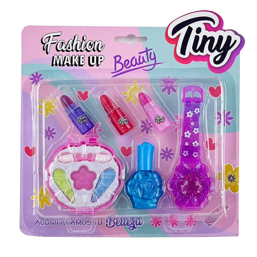 SET DE MAQUILLAJE CON ESMALTES SOMBRAS - BLISTER 22 X 20 X 3 CM