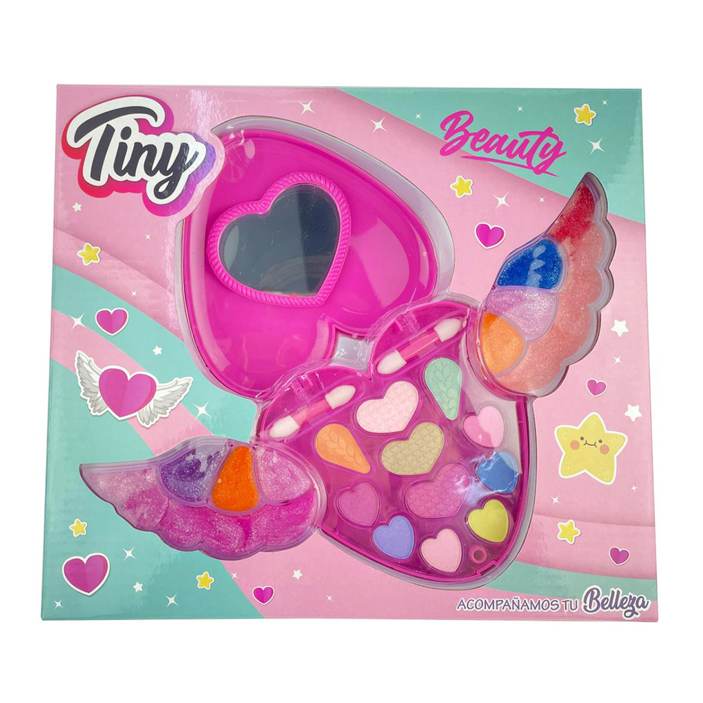 SET DE MAQUILLAJE CORAZON SOMBRA (EN CAJA) 28 X 26 X 5 CM