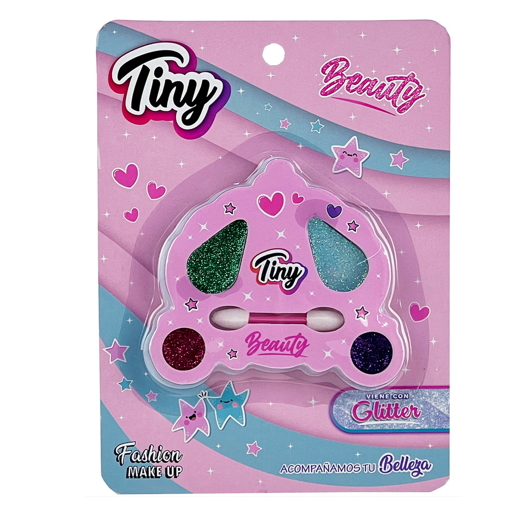 SET DE MAQUILLAJE GLITTER - BLISTER 17 X 12 X 2 CM