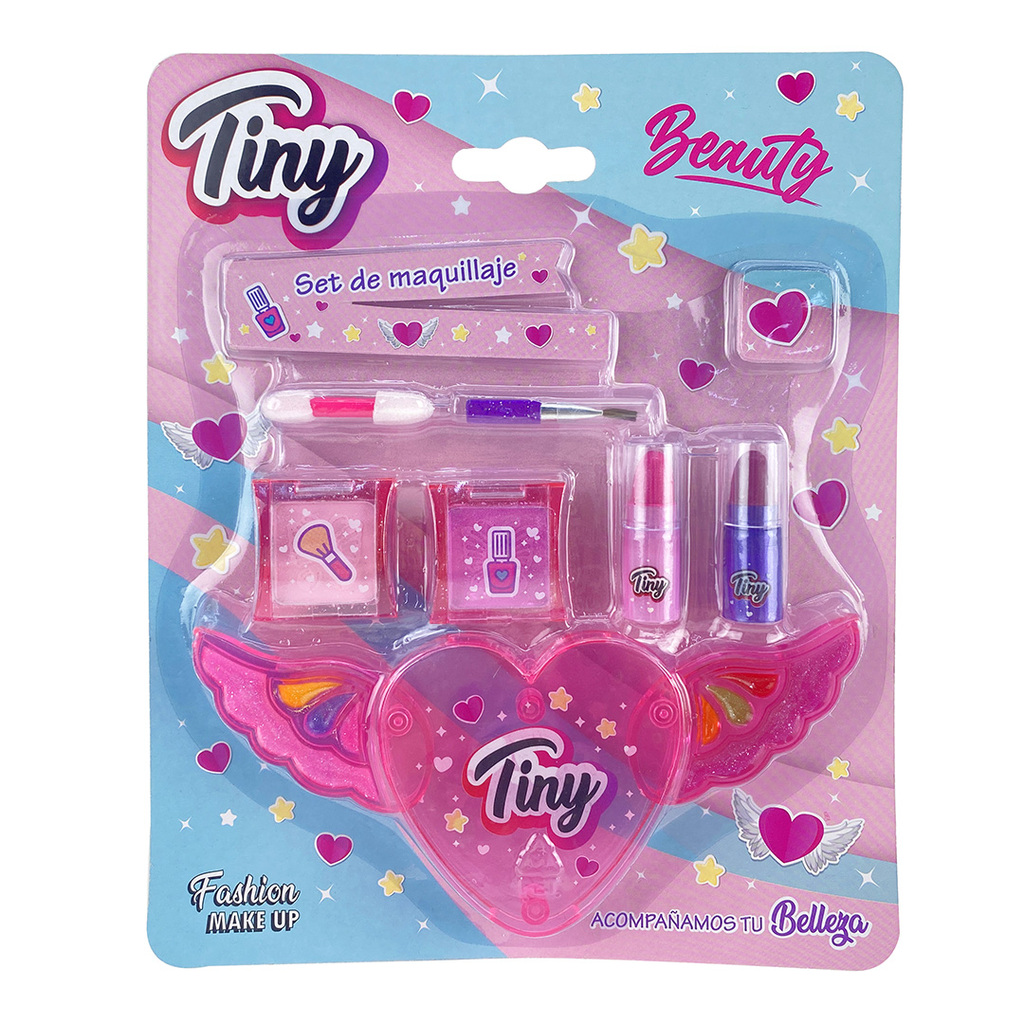SET DE MAQUILLAJE CORAZON BLISTER 23 X 19 X 4 CM