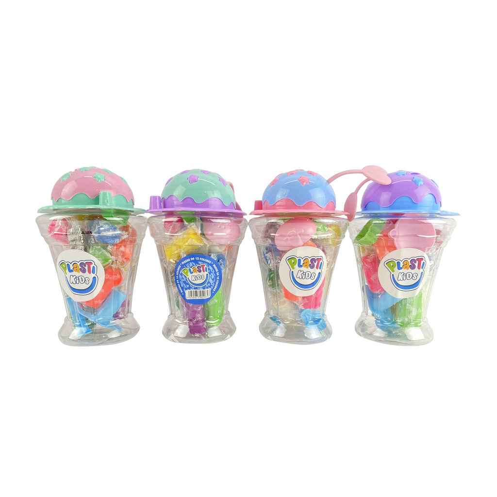 MASAS PARA MODELAR - HELADO CON ALCANCIA Y ACCESORIOS 17 X 10 CM