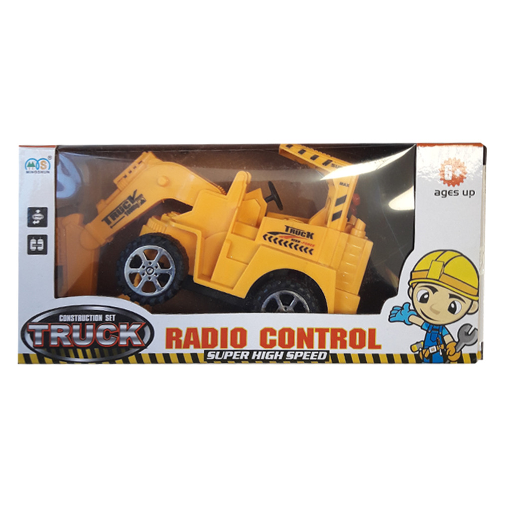 CAMION DE CONSTRUCCION A RADIO CONTROL 24 X 11 X 9 CM