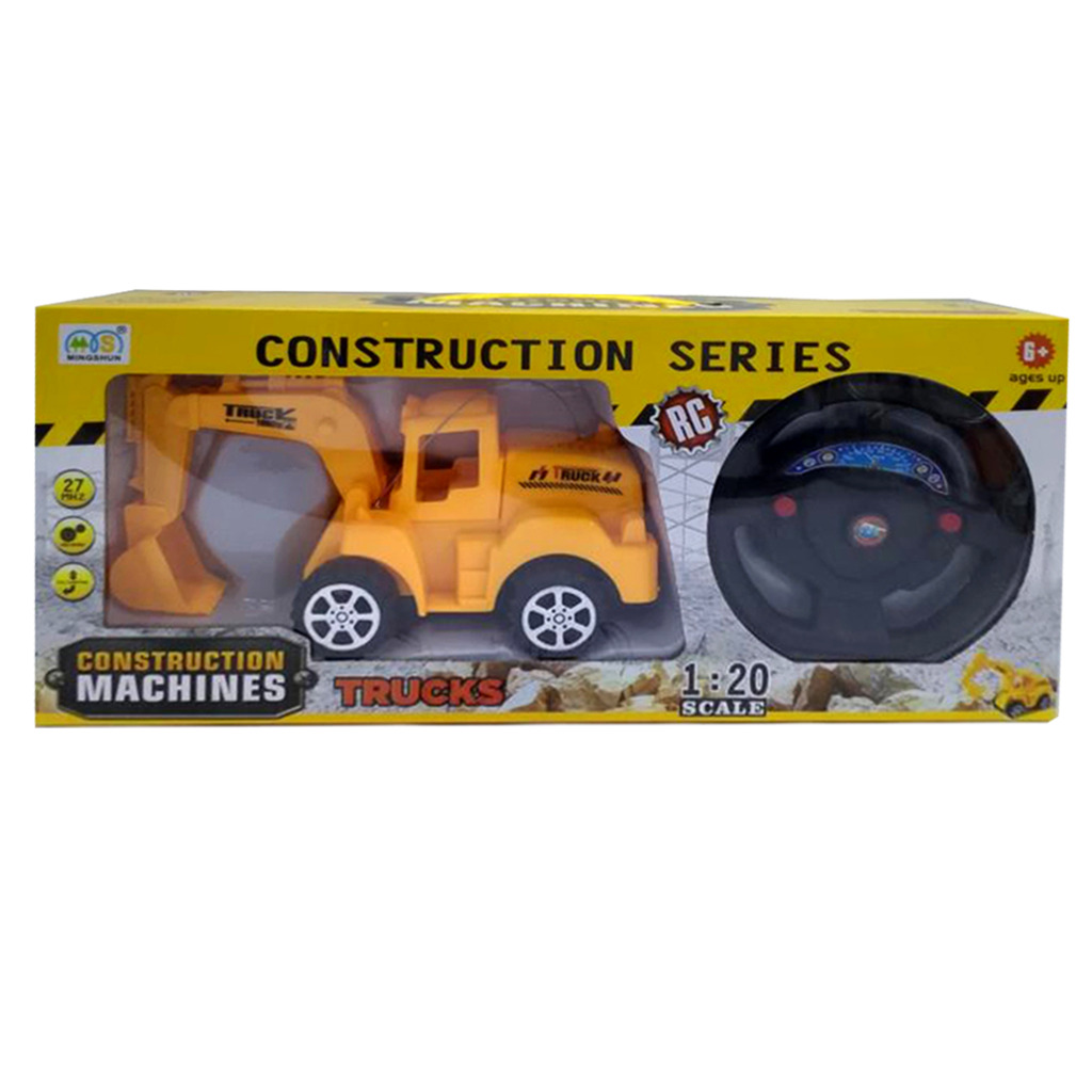 SUPER CAMION DE CONSTRUCCION A RADIO CONTROL 31 X 19 X 9 CM
