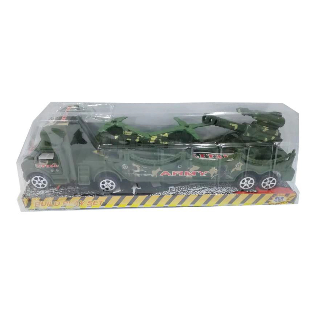 CAMION MILITAR A FRICCION 31 X 10 X 7 CM