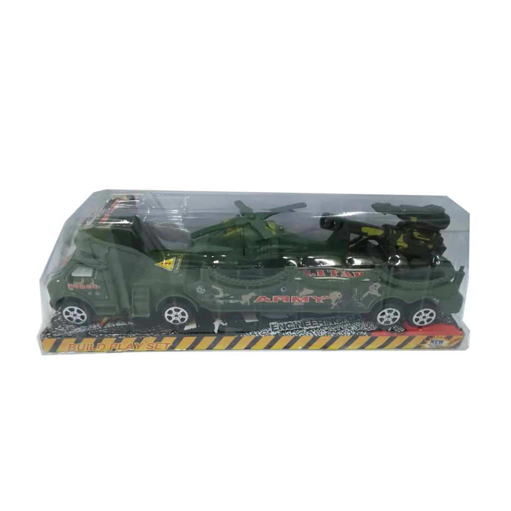 CAMION MILITAR A FRICCION 31 X 10 X 7 CM